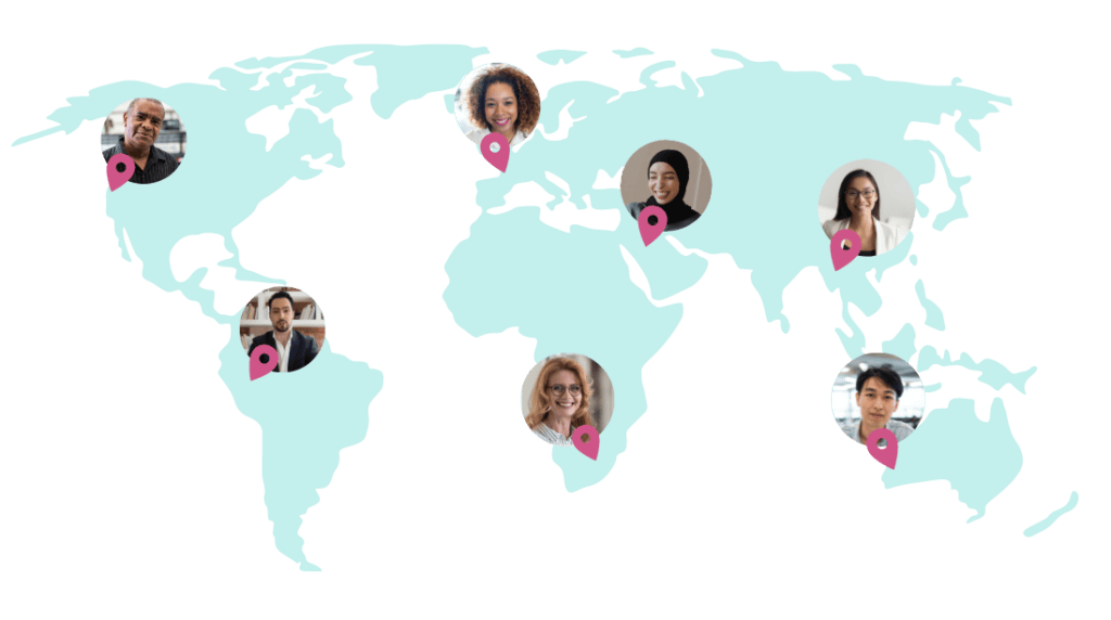 Recruitment map Recruitment map