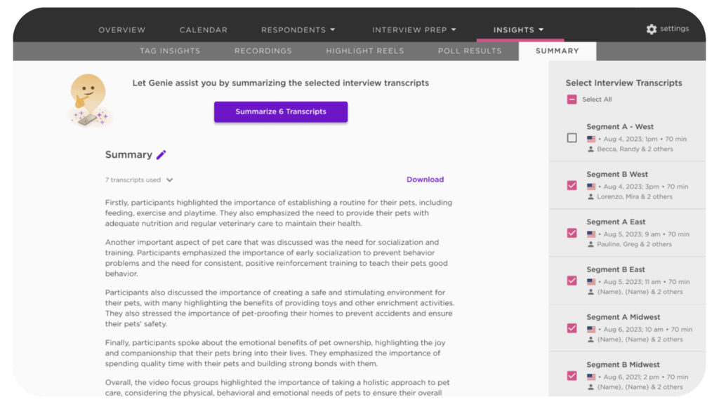 Completed Summary Completed Summary