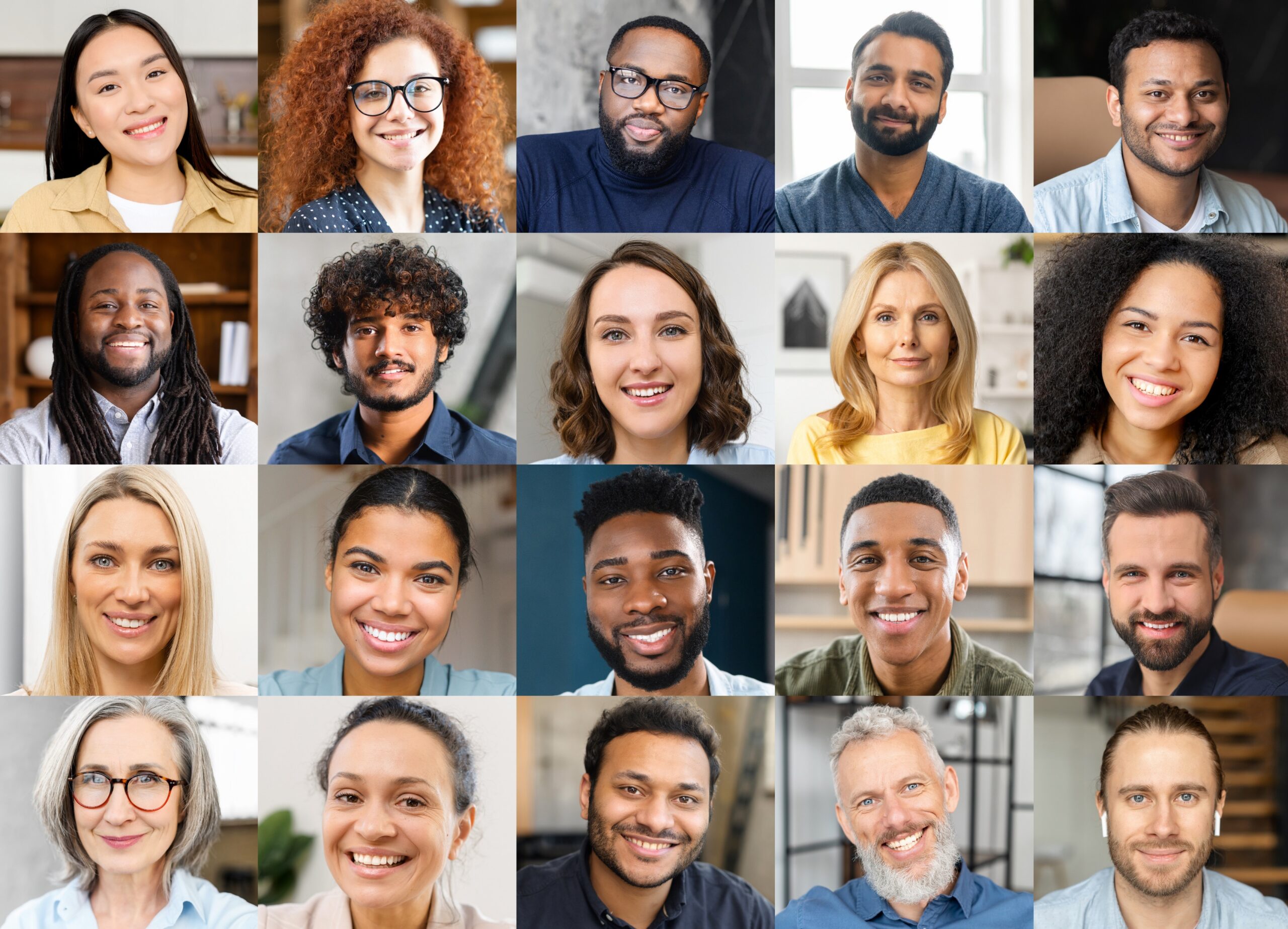 Grid of diverse Discuss team members