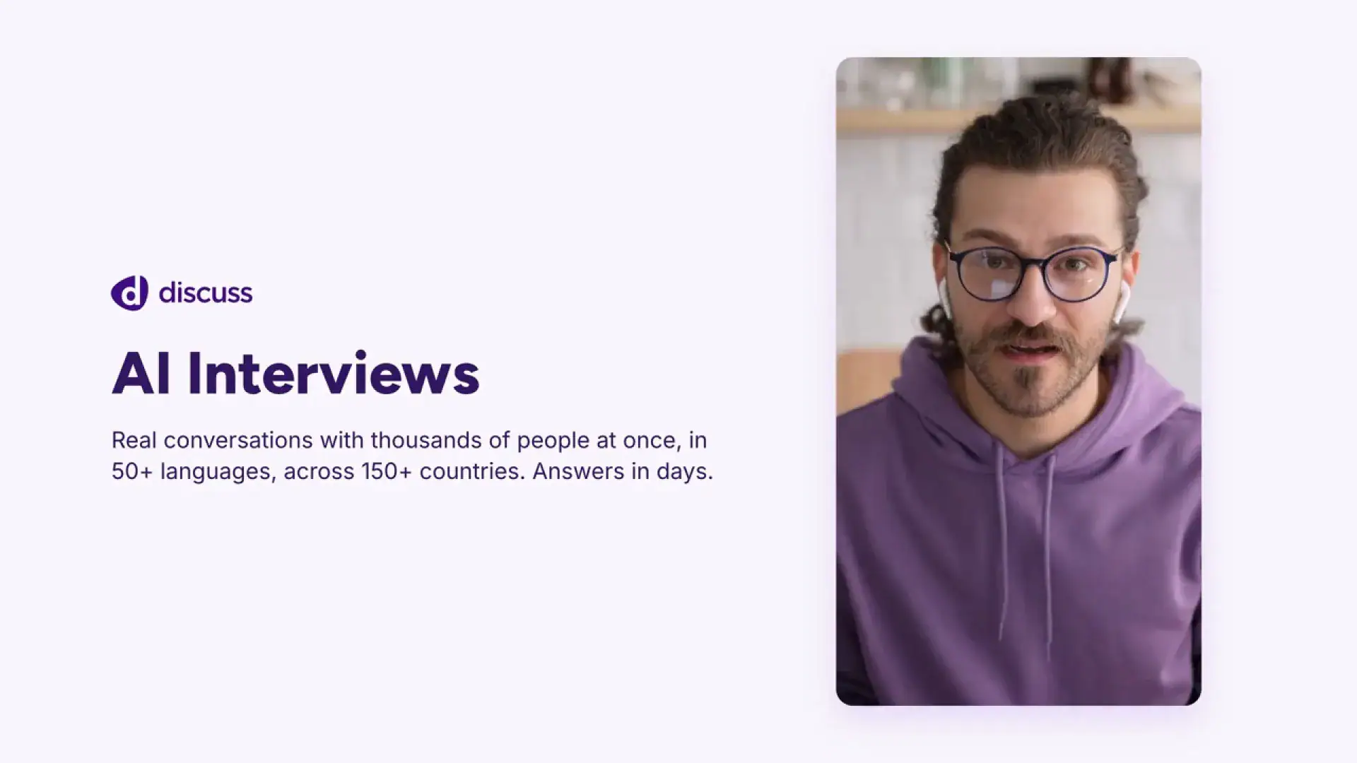 AI Interviews: real conversations with thousands of people at once