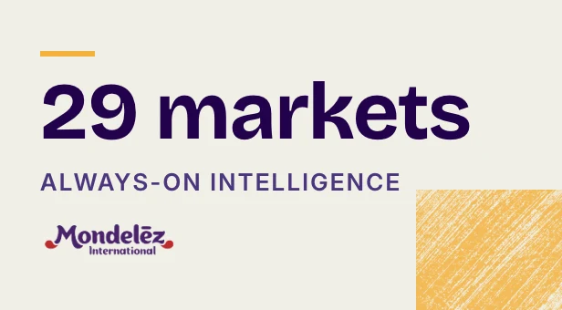 How Mondelēz Built Always-On Consumer Intelligence Across 29 Markets with AI and Human Research